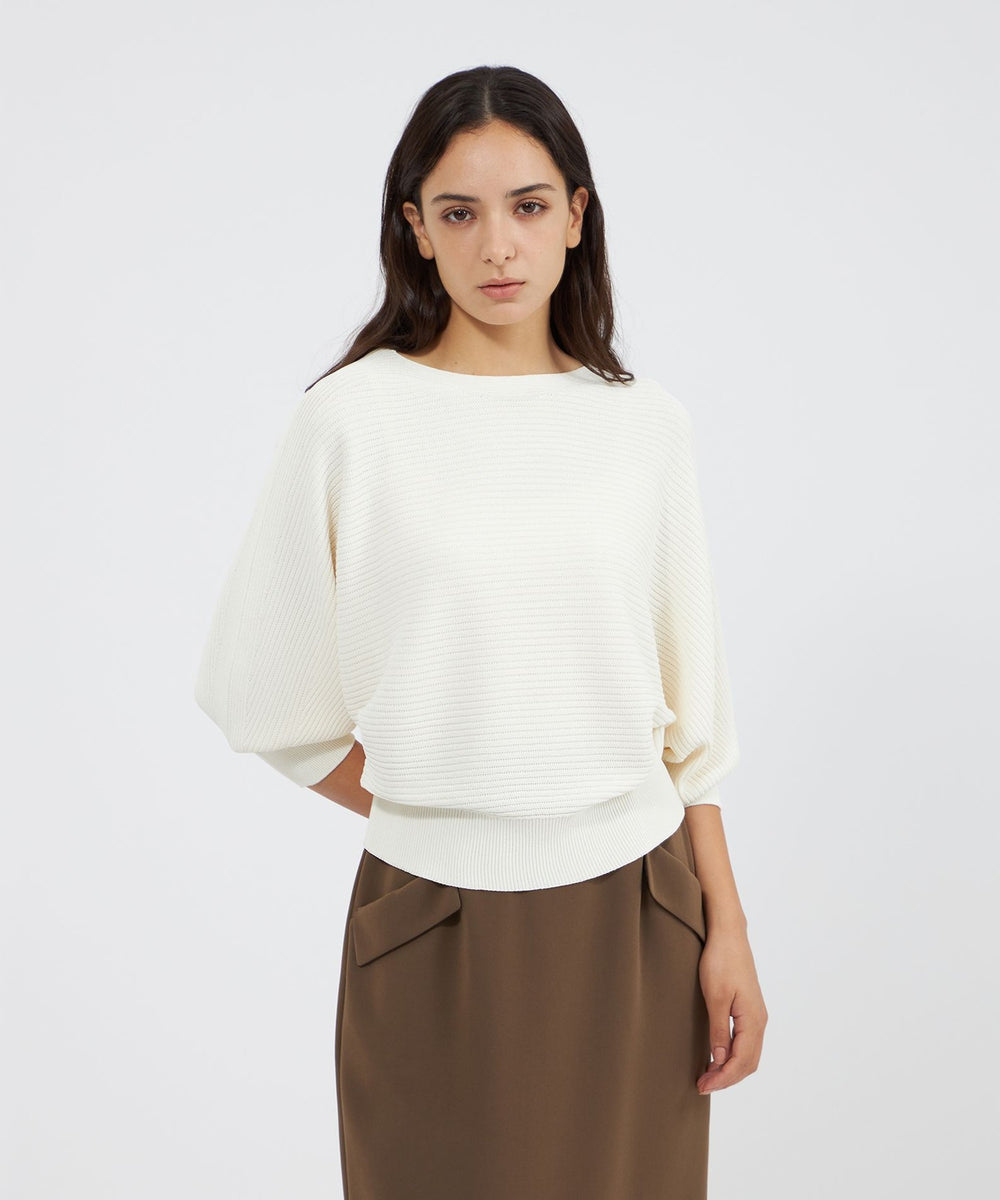 ❤️TO BE CHIC ❤️アセテートナイロンストレッチニット プルオーバー アセテートナイロン ニットプルオーバー(トップス)｜EPOCA(エポカ)の