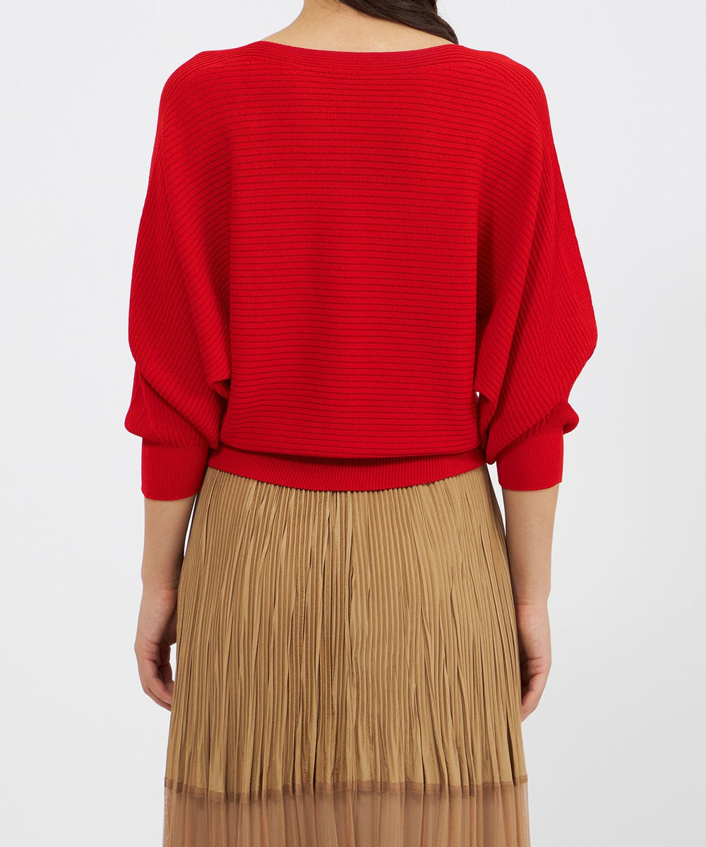 はまままエポカ　ニットサイズ40 中古・古着通販】EPOCA (エポカ) Vネックニット パープル サイズ:40