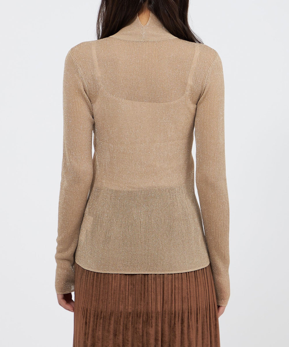 シアーラメ ハイネックニット(トップス)｜EPOCA(エポカ)のファッション