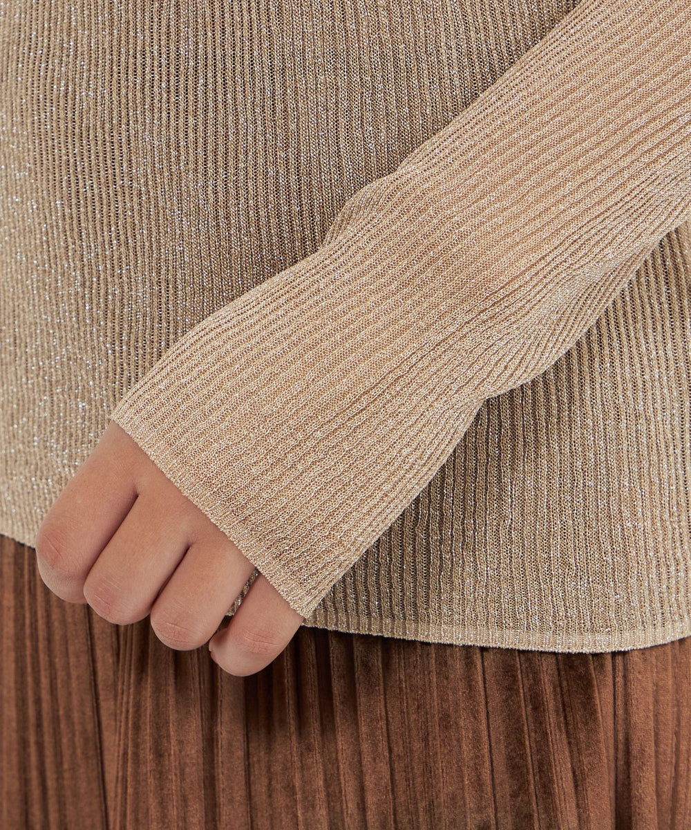 シアーラメ ハイネックニット(トップス)｜EPOCA(エポカ)のファッション