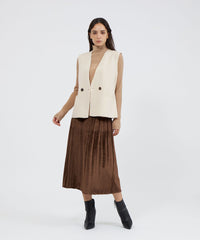 40 EPOCA ニット　ショート　ジレ　ベスト カーディガン　M5N39273 40 EPOCA ニット ショート ジレ ベスト カーディガン M5N39273 - メルカリ