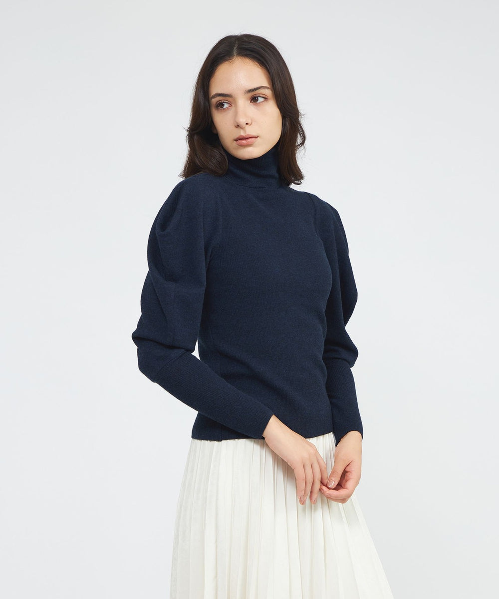 La maglia due】 タートルリブニットプルオーバー(トップス)｜EPOCA