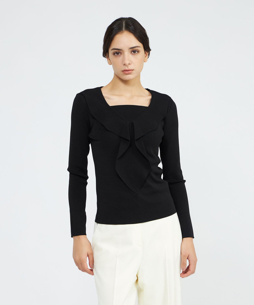 ドレープカラーニット プルオーバー(トップス)｜EPOCA(エポカ)の