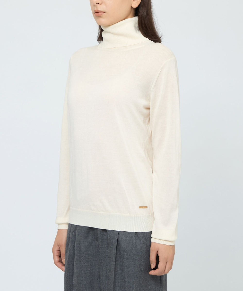 WEB＆一部店舗先行販売】 ウォッシャブルウール タートルネック