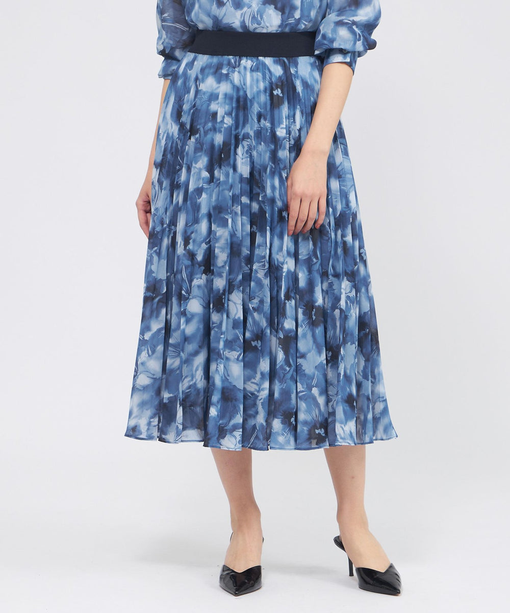 グラフィカルフラワー プリーツスカート(スカート)｜EPOCA(エポカ)の