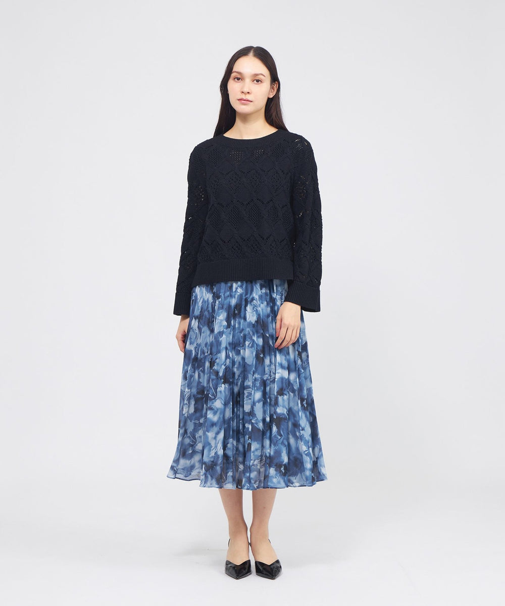 グラフィカルフラワー プリーツスカート(スカート)｜EPOCA(エポカ)の