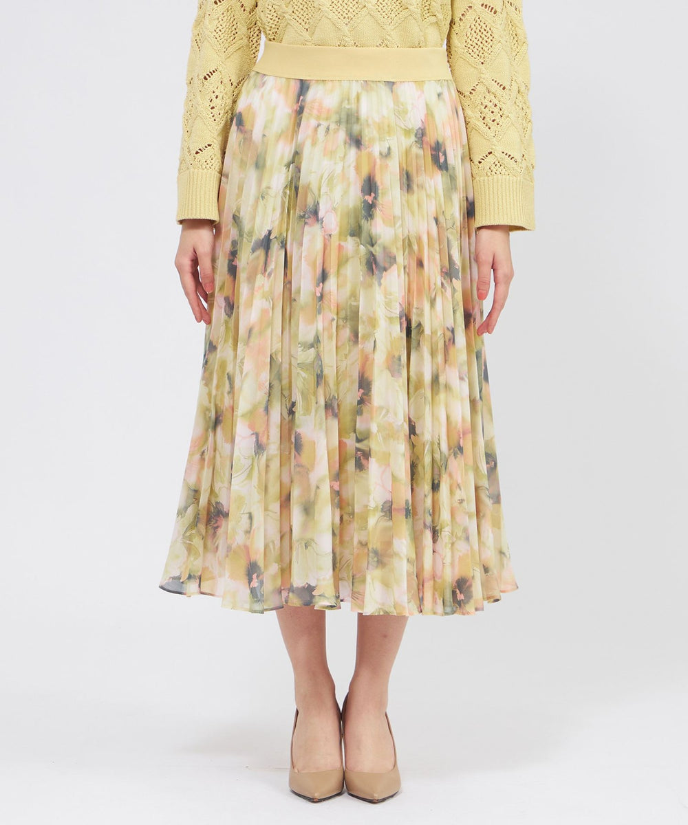 グラフィカルフラワー プリーツスカート(スカート)｜EPOCA(エポカ)の