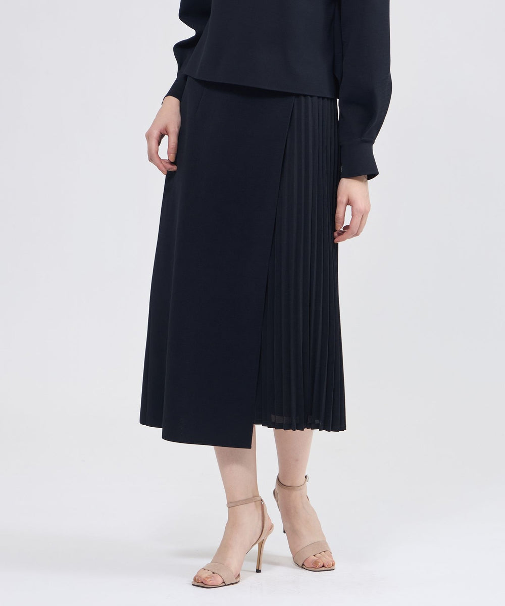 La maglia】 プリーツコンビ ニットスカート(スカート)｜EPOCA(エポカ
