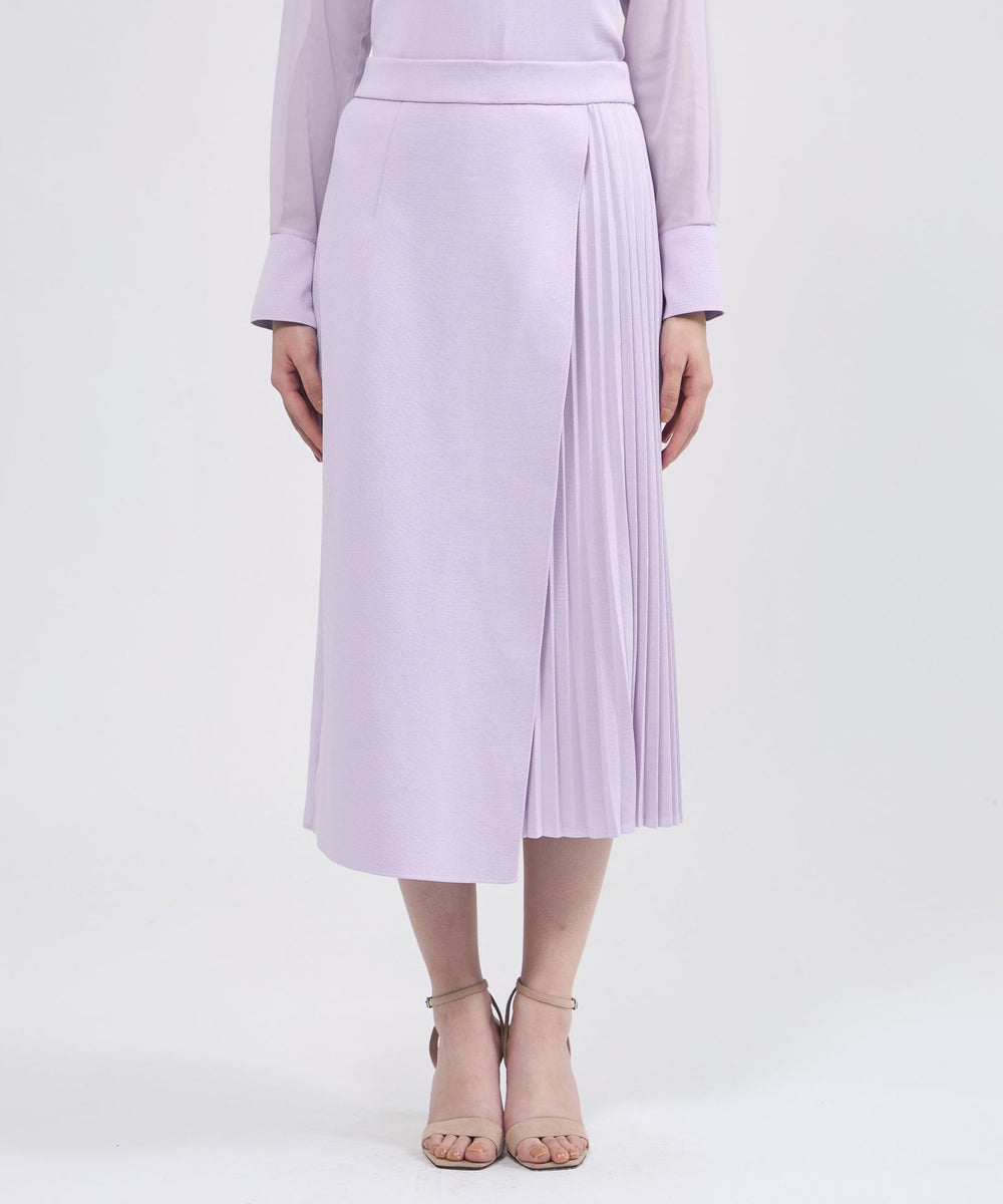 La maglia】 プリーツコンビ ニットスカート(スカート)｜EPOCA(エポカ