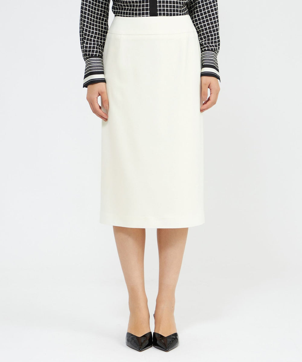 TOM FORD ホワイト タイトスカート EPOCA STORIA】 コットンエアーダンボール タイトスカート