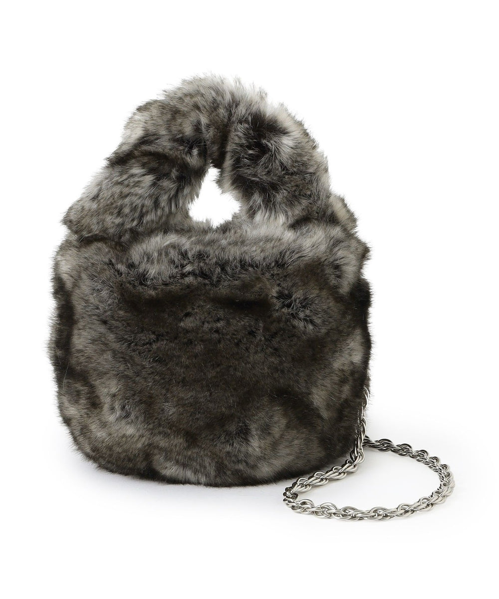 a point etc】エコファーチェーンバッグ《WEB＆EPOCA THE SHOP店舗限定