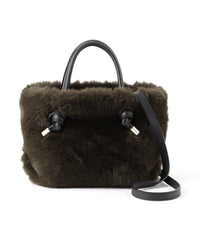 VIOLAd'ORO】エコファーハンドバッグ《WEB＆EPOCA THE SHOP店舗