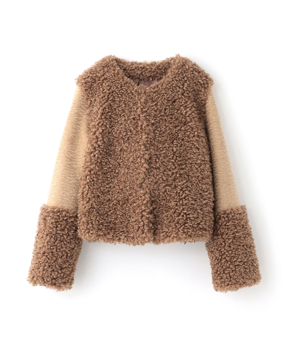 LEMONPLET】エコファーファーリージャケット《WEB＆EPOCA THE SHOP店舗