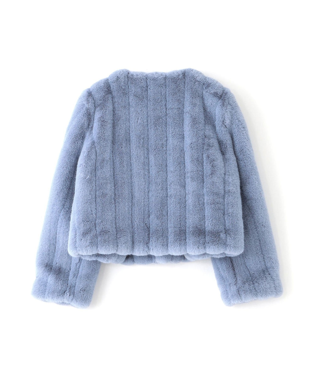 LEMONPLET】エコファーショートジャケット《WEB＆EPOCA THE SHOP店舗