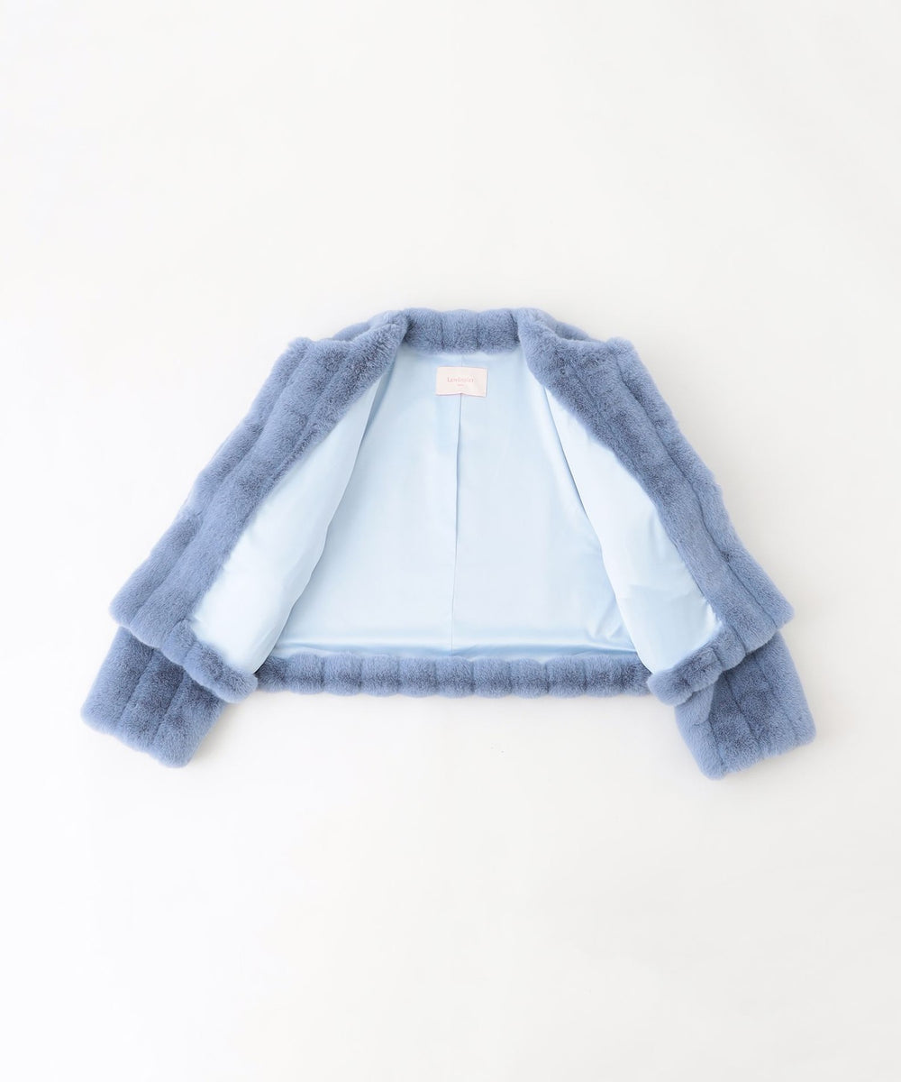 LEMONPLET】エコファーショートジャケット《WEB＆EPOCA THE SHOP