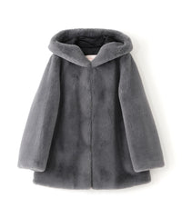 LEMONPLET】エコファーフーデッドジャケット《WEB＆EPOCA THE SHOP店舗