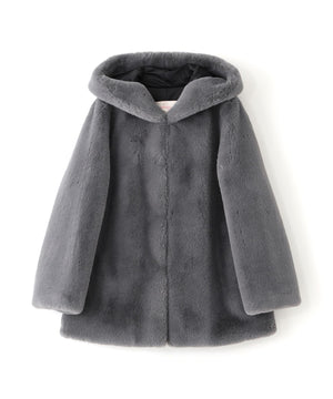 LEMONPLET】エコファーフーデッドジャケット《WEB＆EPOCA THE SHOP店舗