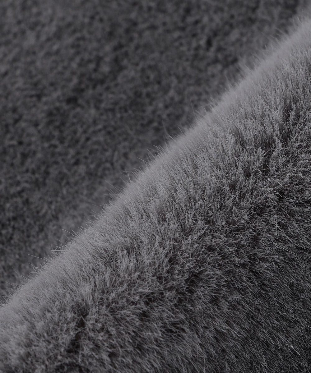 LEMONPLET】エコファーフーデッドジャケット《WEB＆EPOCA THE SHOP店舗