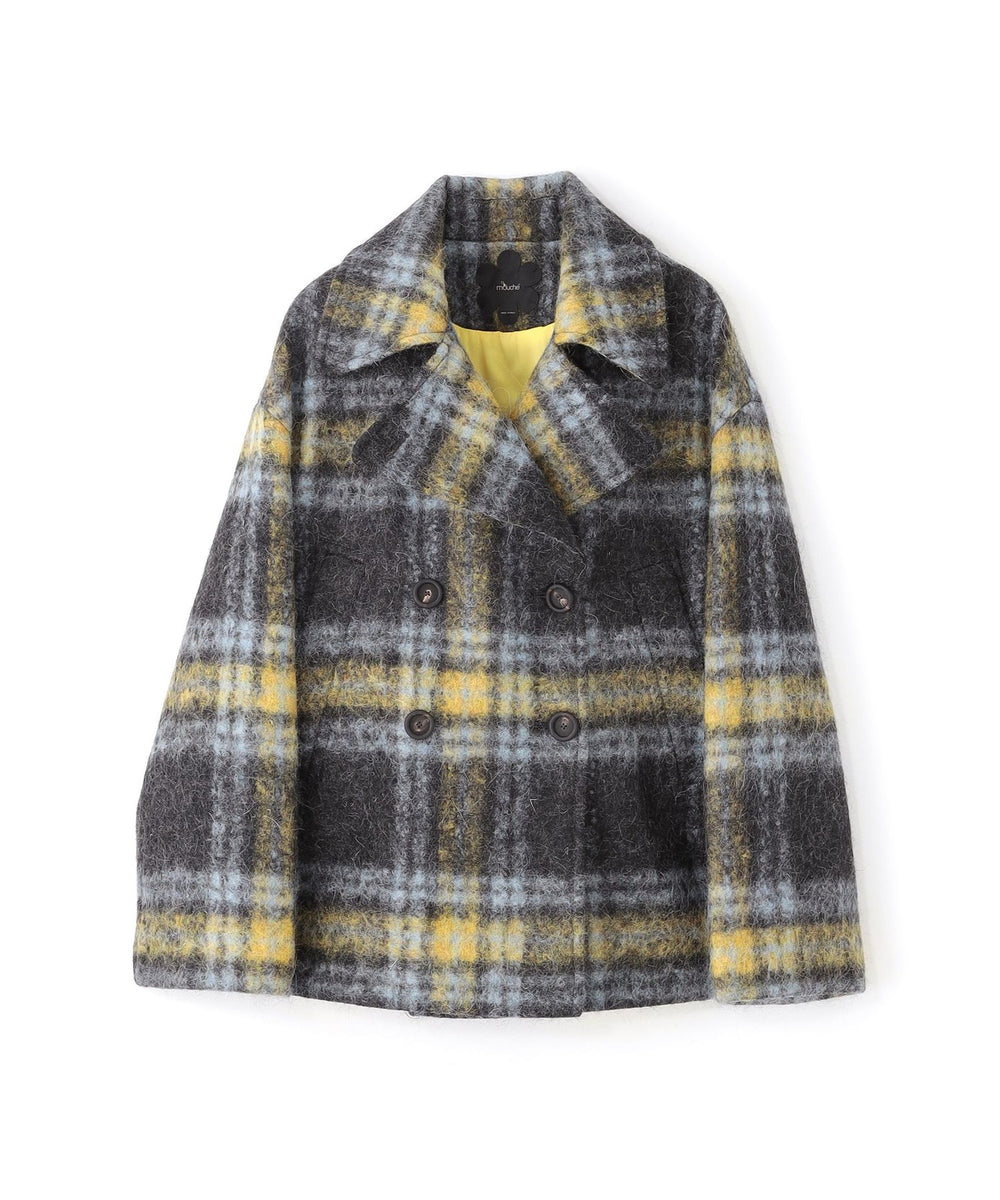 高さ15【archive】EPOCA UOMO Mohair checkered Hat - www