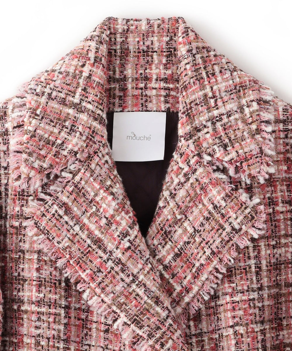 MOUCHE】ツイードコート《WEB＆EPOCA THE SHOP店舗限定》(コート