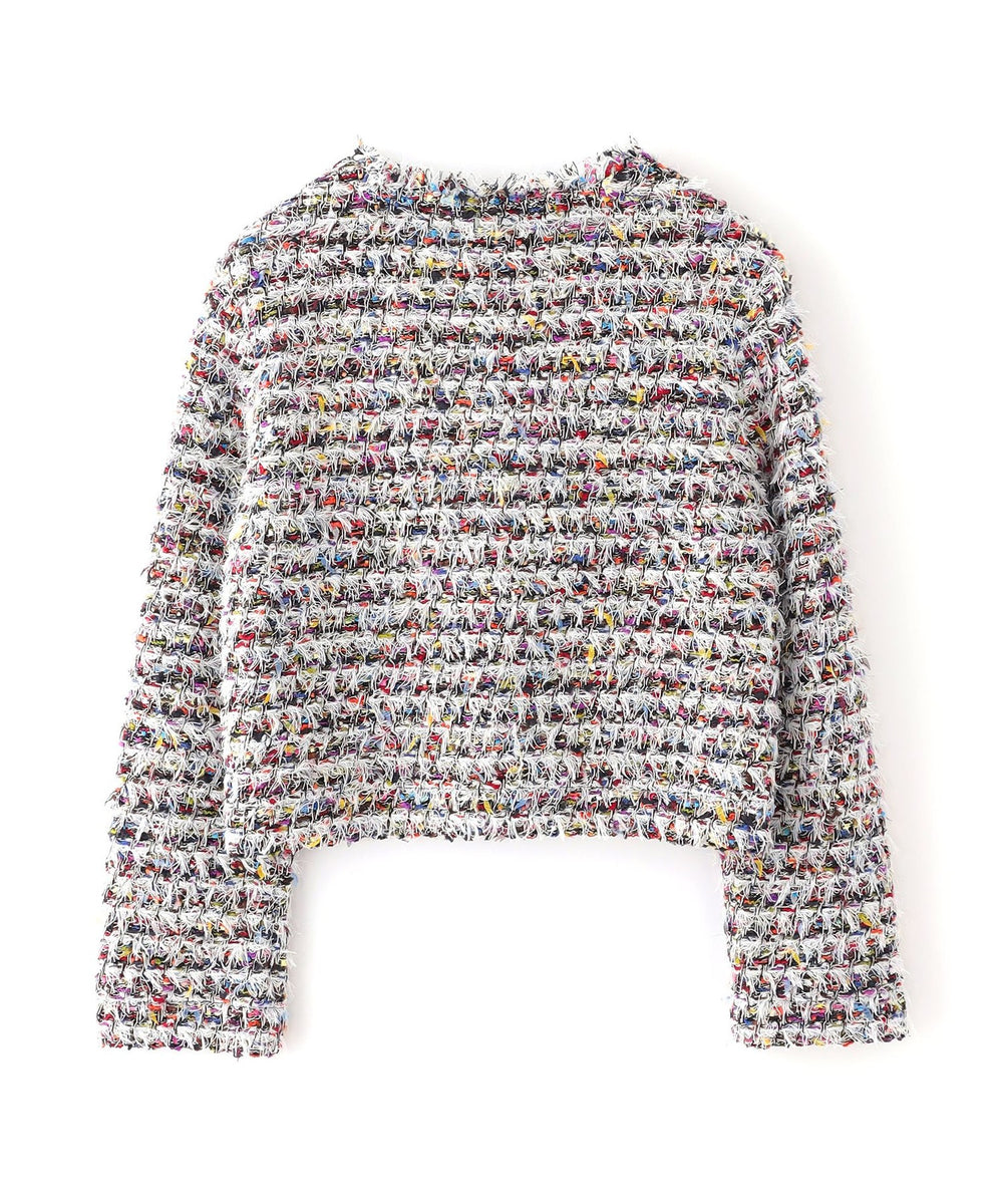 COOHEM】フェザーミックスツイードジャケット《WEB＆EPOCA THE SHOP