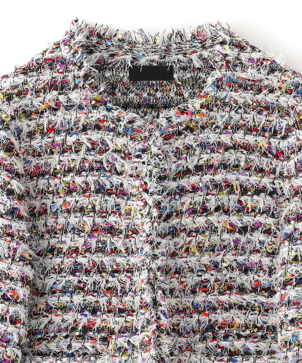 COOHEM】フェザーミックスツイードジャケット《WEB＆EPOCA THE SHOP