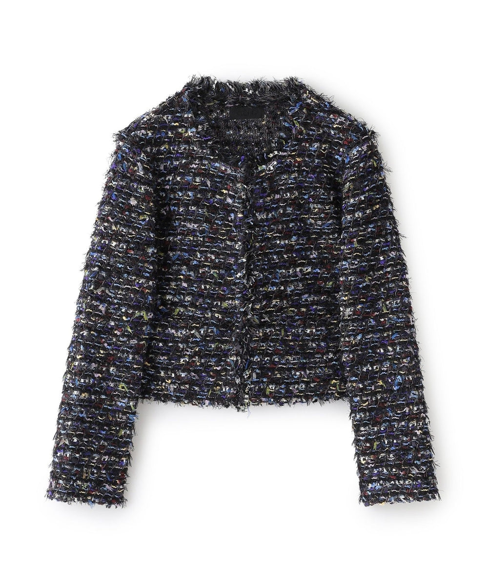 COOHEM】フェザーミックスツイードジャケット《WEB＆EPOCA THE SHOP