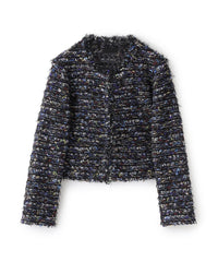 COOHEM】フェザーミックスツイードジャケット《WEB＆EPOCA THE SHOP