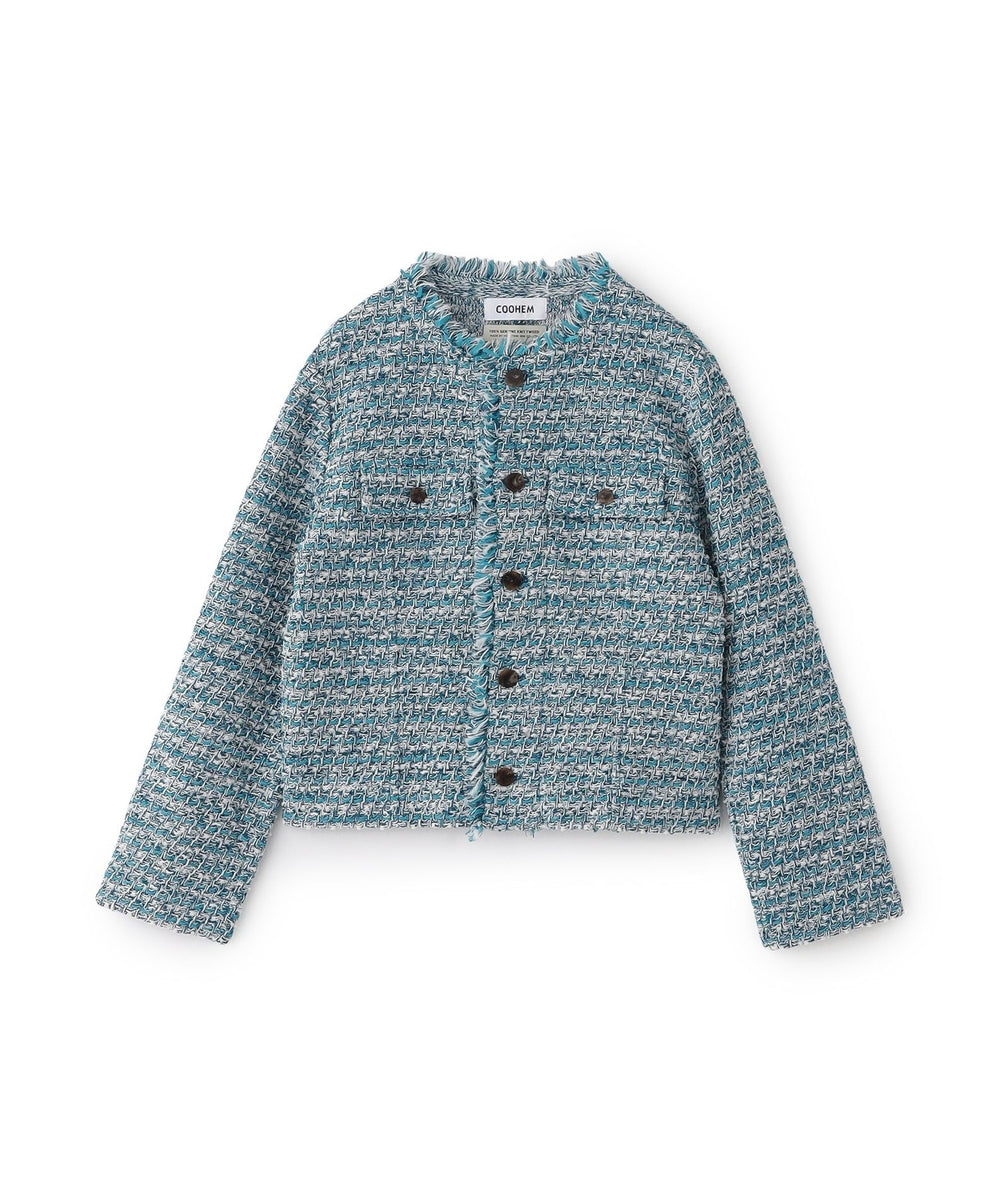 COOHEM】ベーシックツイードジャケット《WEB＆EPOCA THE SHOP店舗限定