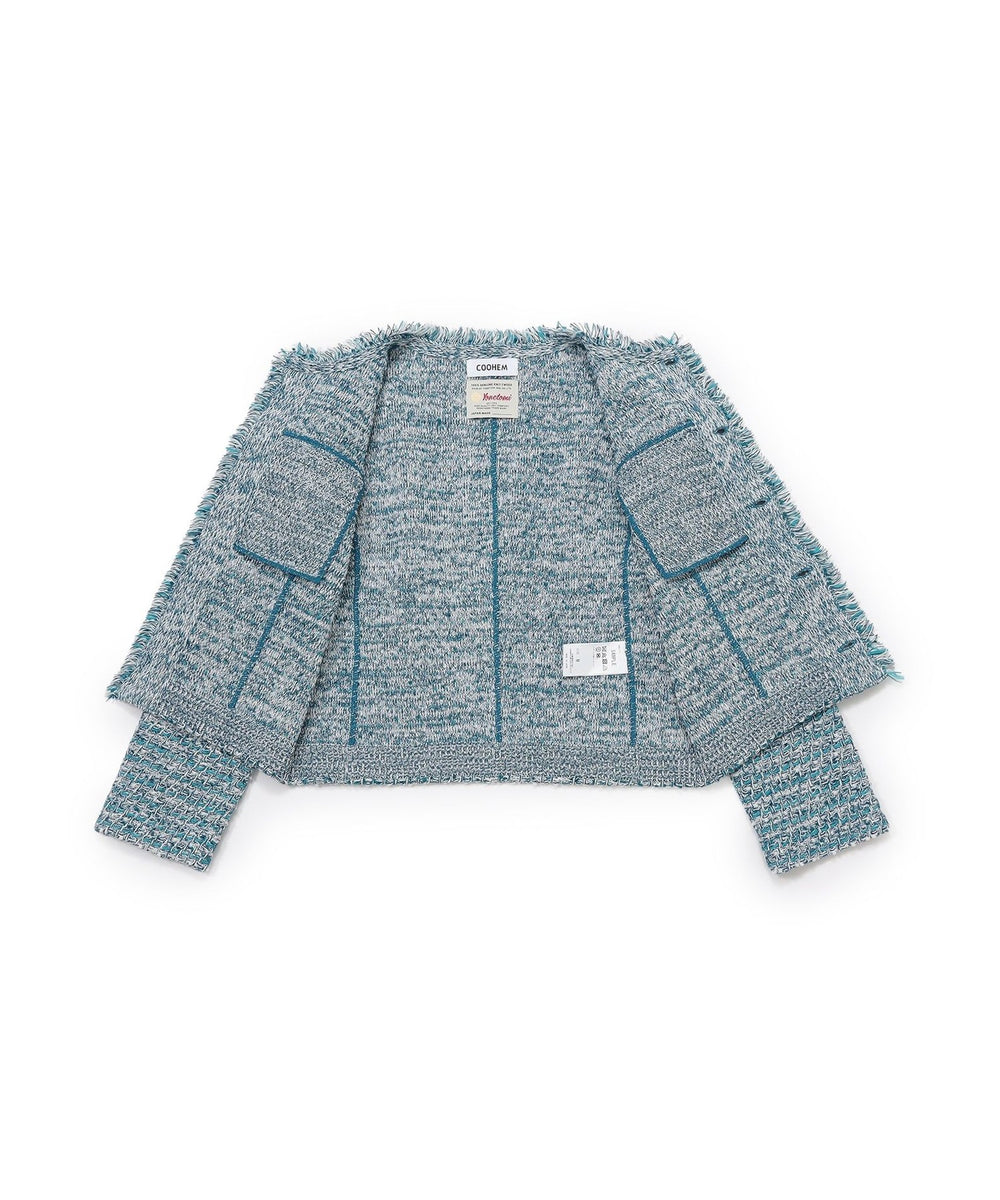 COOHEM】ベーシックツイードジャケット《WEB＆EPOCA THE SHOP店舗限定