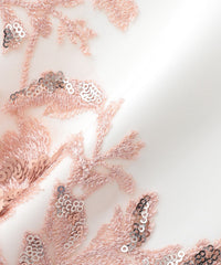 TADASHI SHOJI 豪華スパンコール装飾ゴールドベージュ総レースボレロ TADASHI SHOJI 豪華スパンコール装飾ゴールドベージュ総レース