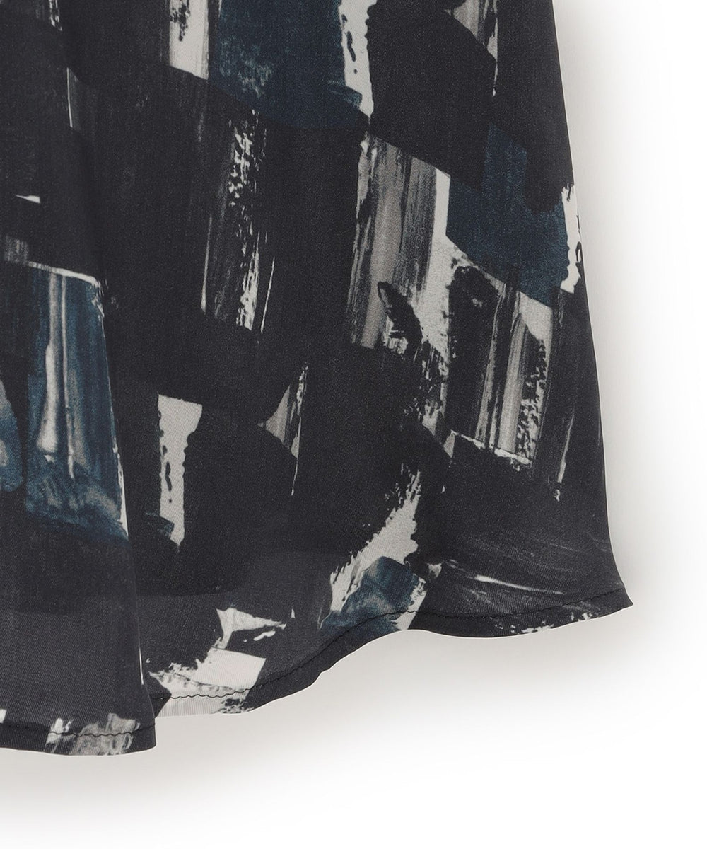 SACRA】ブラッシュペインティングドレス《WEB＆EPOCA THE SHOP