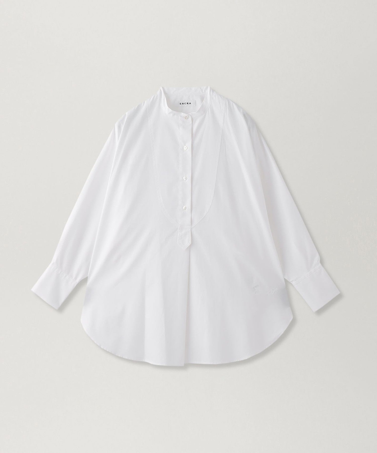 SACRA】コットンポプリンシャツ《WEB＆EPOCA THE SHOP店舗限定  