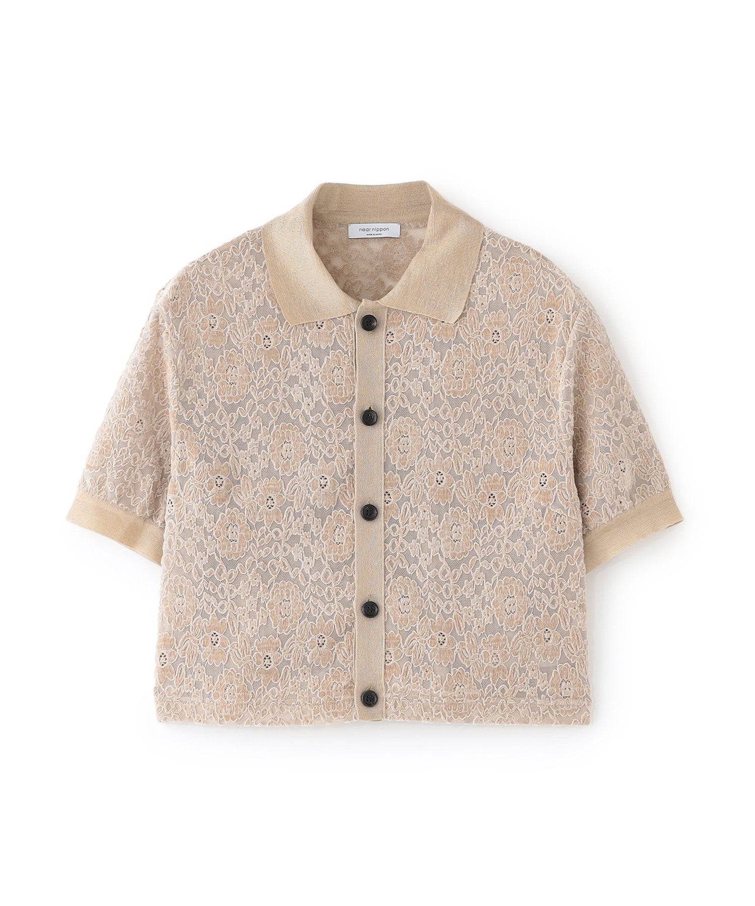 EPOCA THE SHOP カーディガン near.nippon】フロッキーレースカーディガン《WEB＆EPOCA THE SHOP店舗