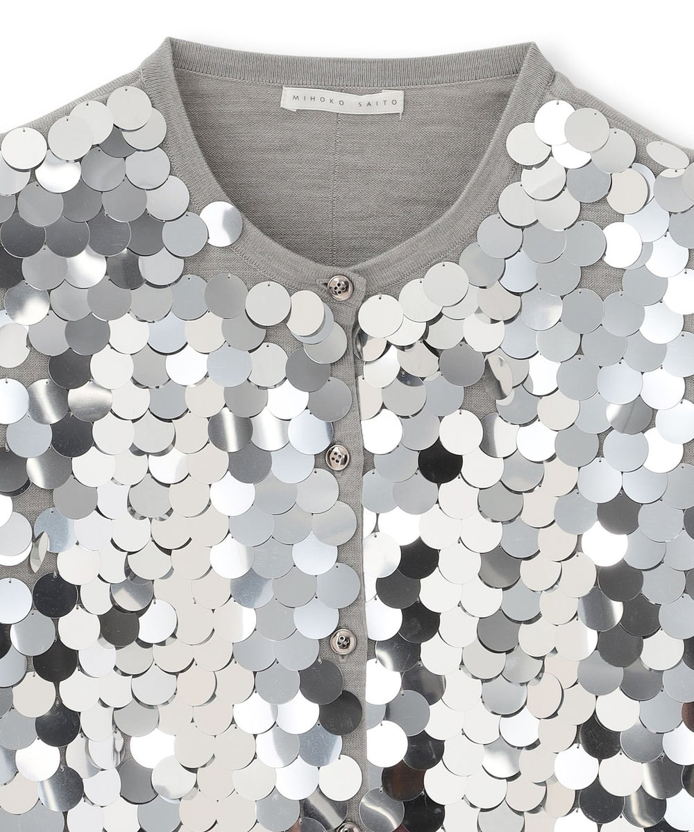 MIHOKO SAITO】スパングルベスト《WEB＆EPOCA THE SHOP店舗限定
