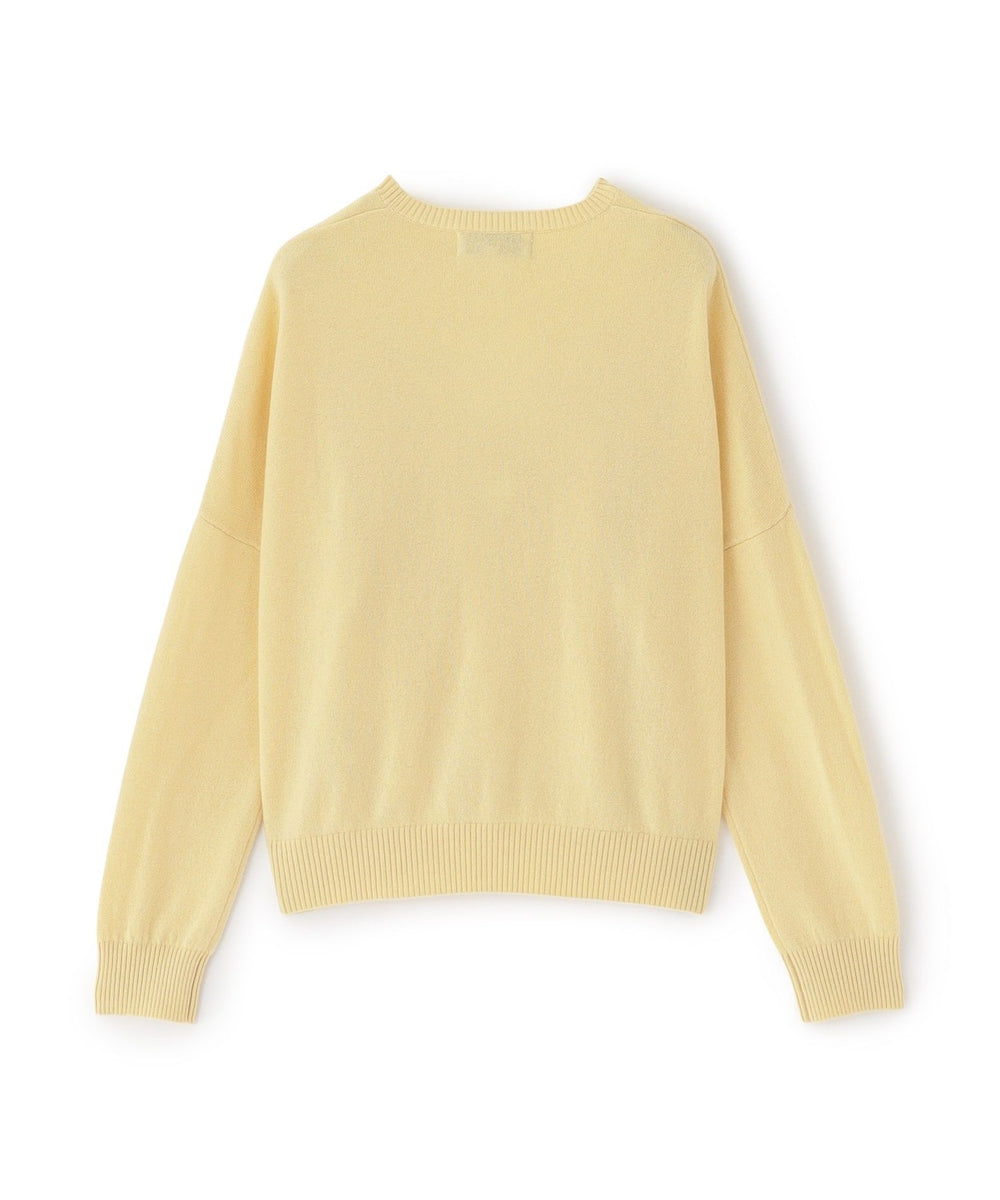 MAISON LABICHE】イエローブラックニットプルオーバー《WEB＆EPOCA THE