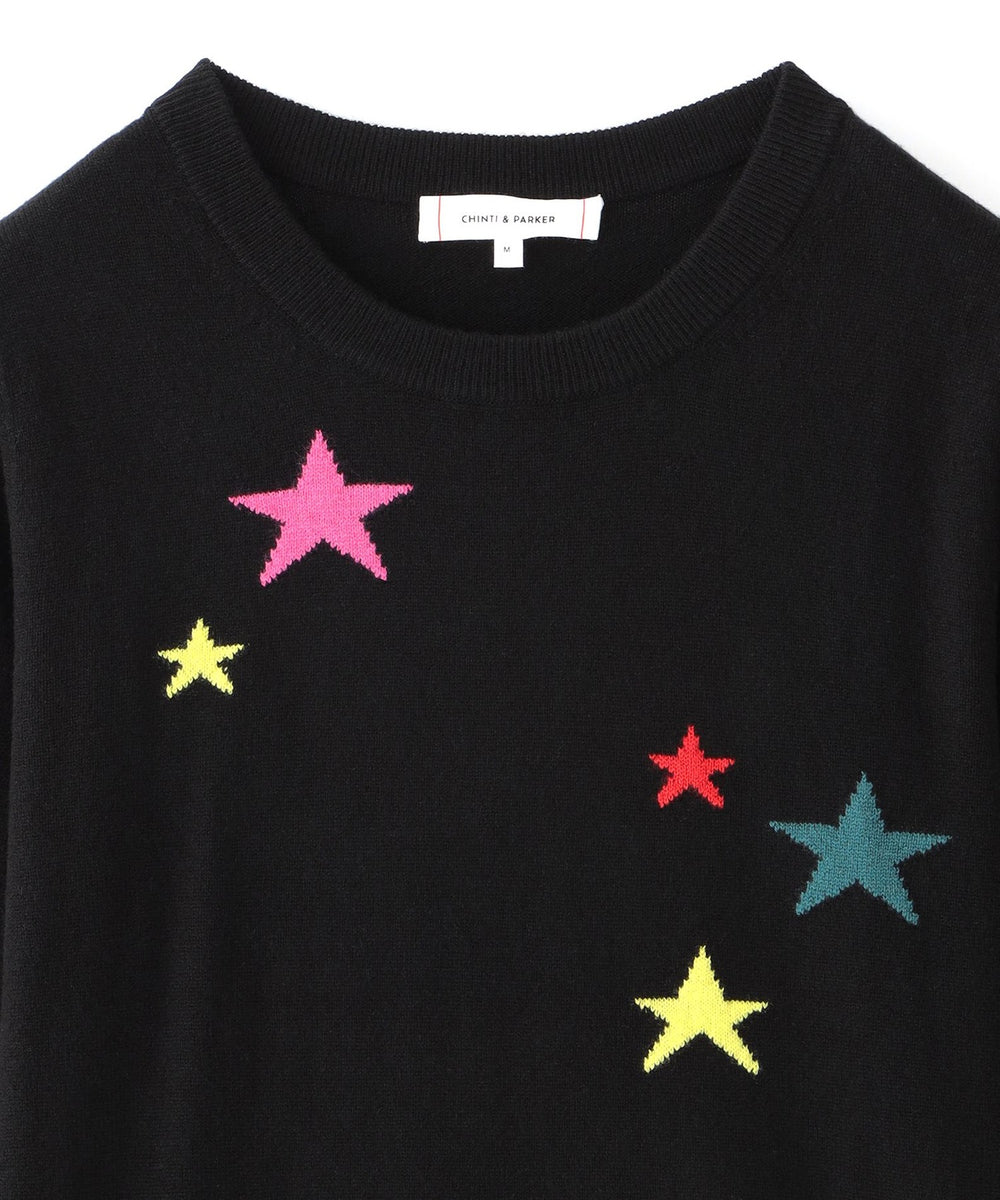 ぽぽ CHINTI&PARKER】スターセーター《WEB＆EPOCA THE SHOP店舗限定