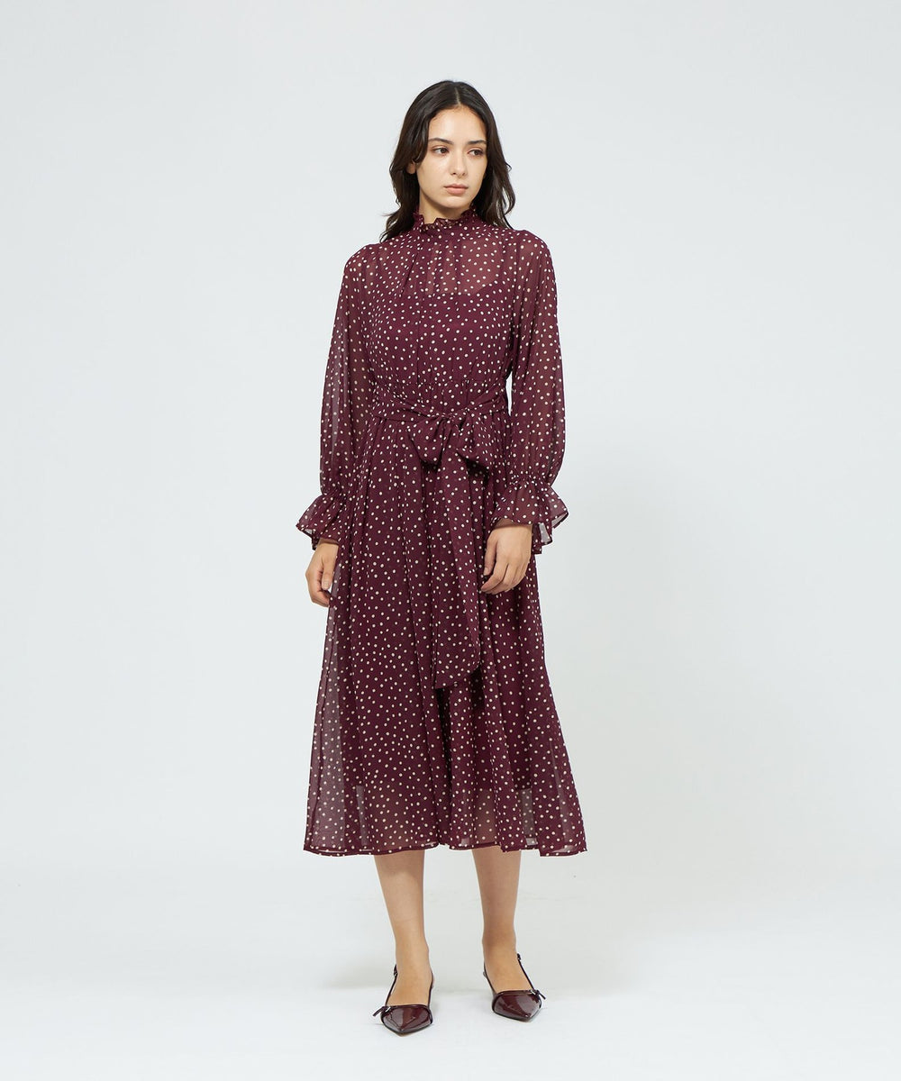 EPOCA STORIA】ドットプリントワンピース《WEB＆EPOCA THE SHOP