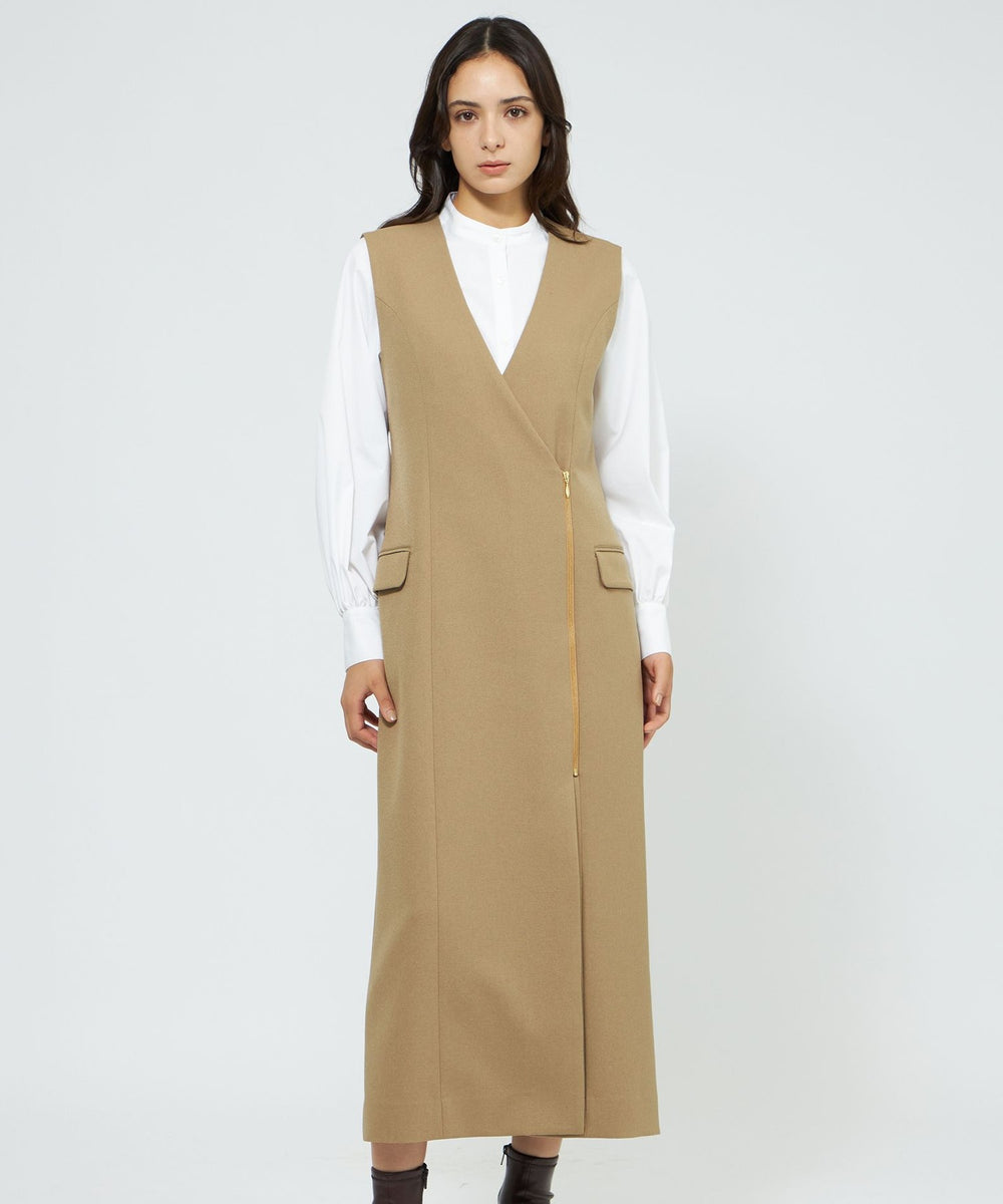 完売Ferrow ジレワンピース EPOCA STORIA】2wayジレワンピース《WEB＆EPOCA THE SHOP店舗限定