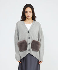 エポカ EPOCA ニットカーディガン ジャケット フラワー モチーフ