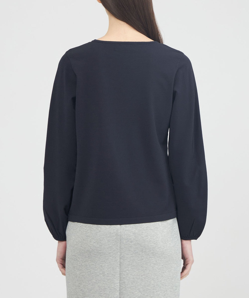 EPOCA STORIA】 ウェーブパターン ニットプルオーバー 《WEB＆EPOCA