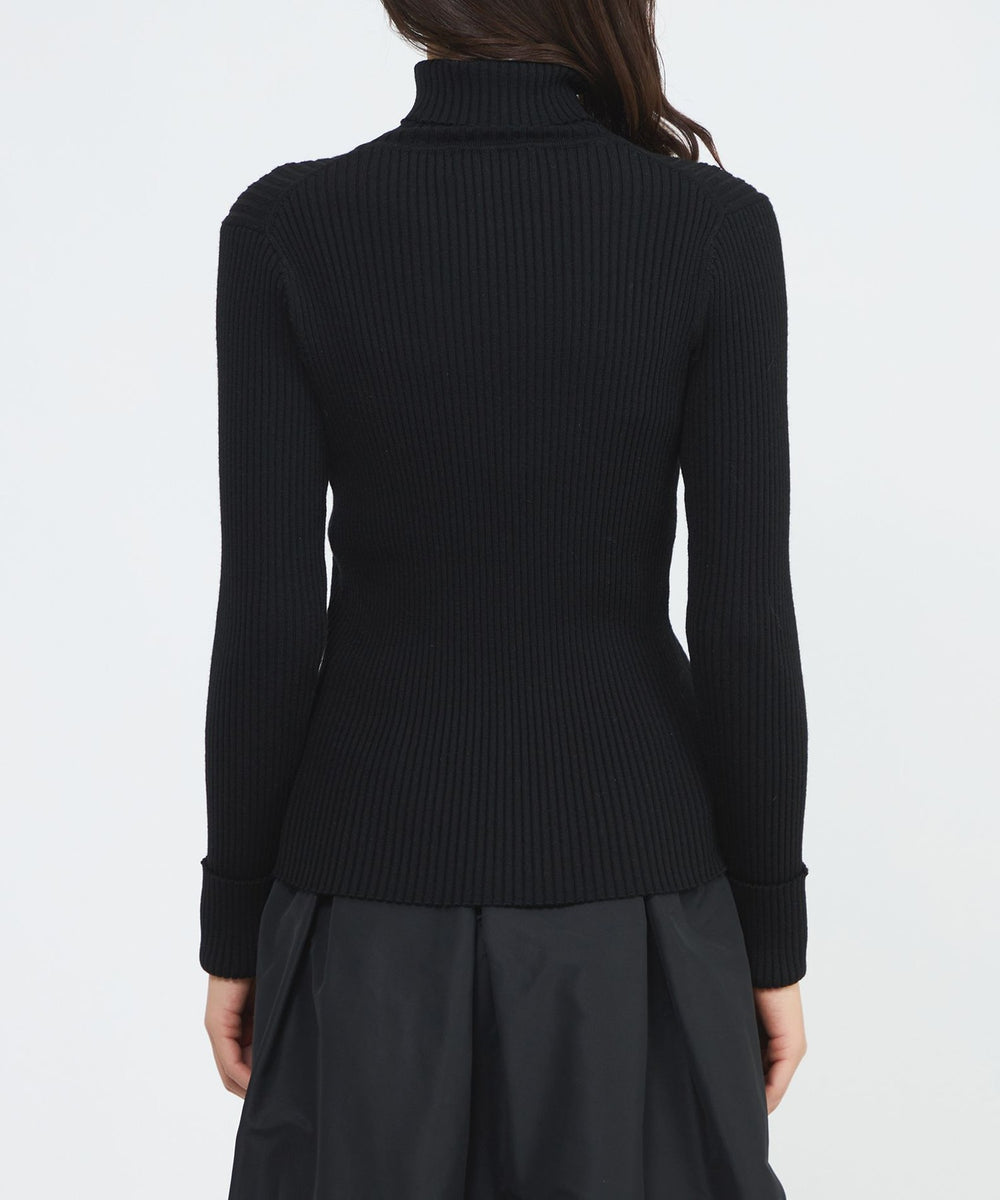 EPOCA STORIA】リブタートルニット《WEB＆EPOCA THE SHOP店舗限定