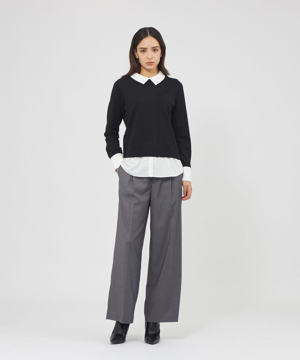 【Historia】 EPOCA STORIA】シャツコンビニット《WEB＆EPOCA THE SHOP店舗限定