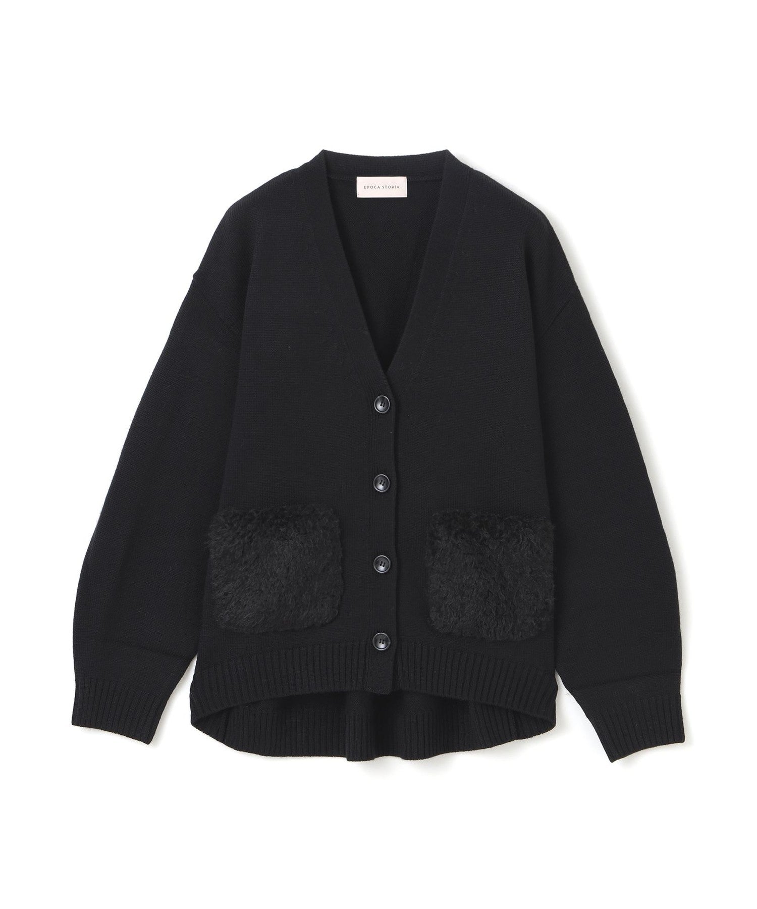 EPOCA THE SHOP カーディガン EPOCA STORIA】ファーポケットカーディガン《WEB＆EPOCA THE SHOP店舗