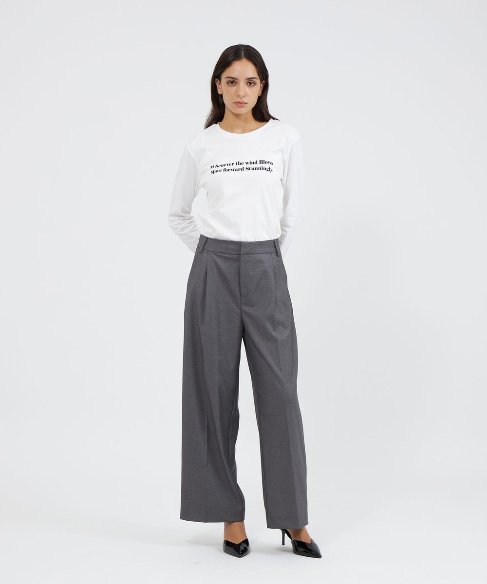 EPOCA STORIA】タックワイドパンツ《WEB＆EPOCA THE SHOP店舗