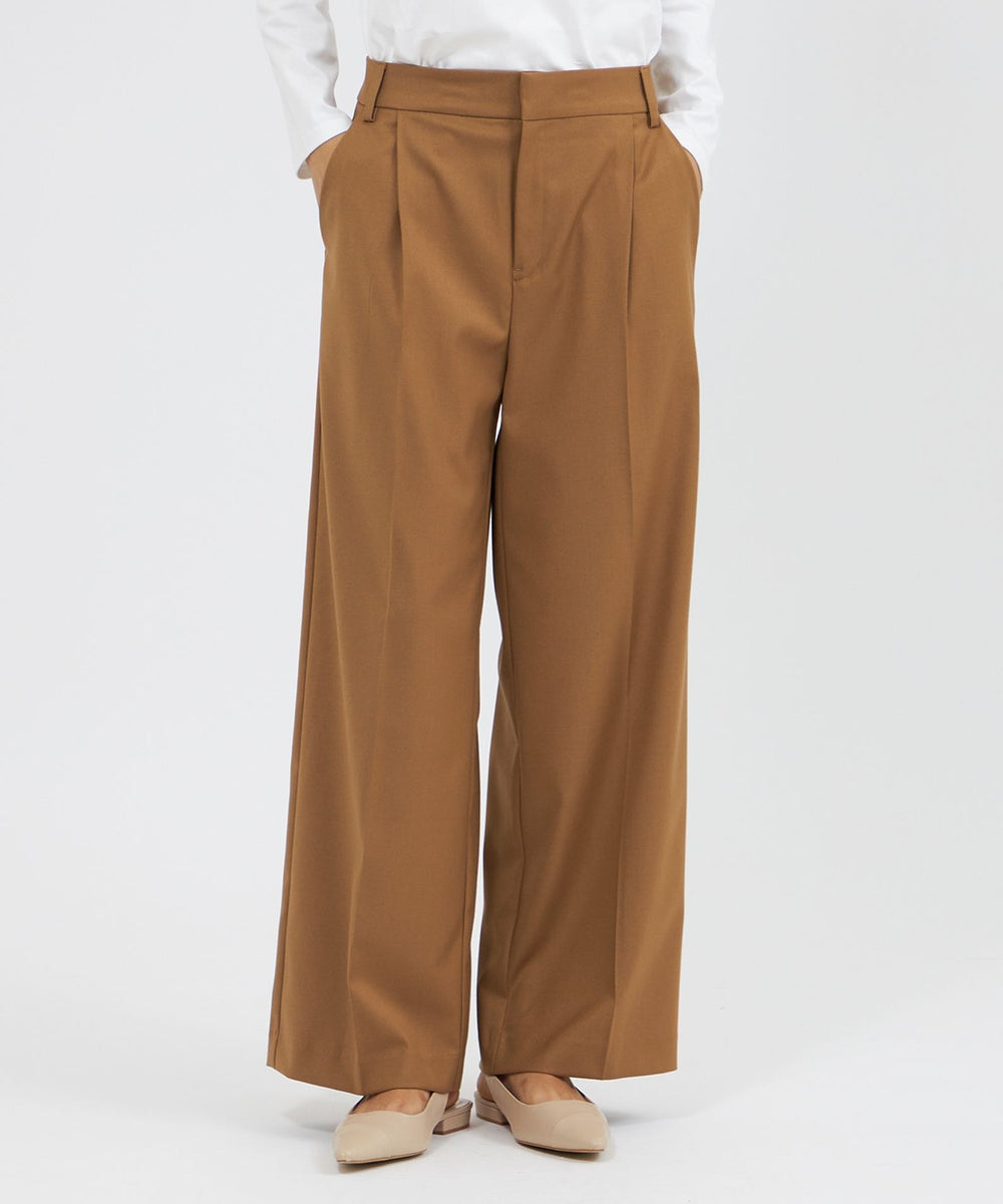 小柄　時代物 EPOCA STORIA】タックワイドパンツ《WEB＆EPOCA THE SHOP店舗