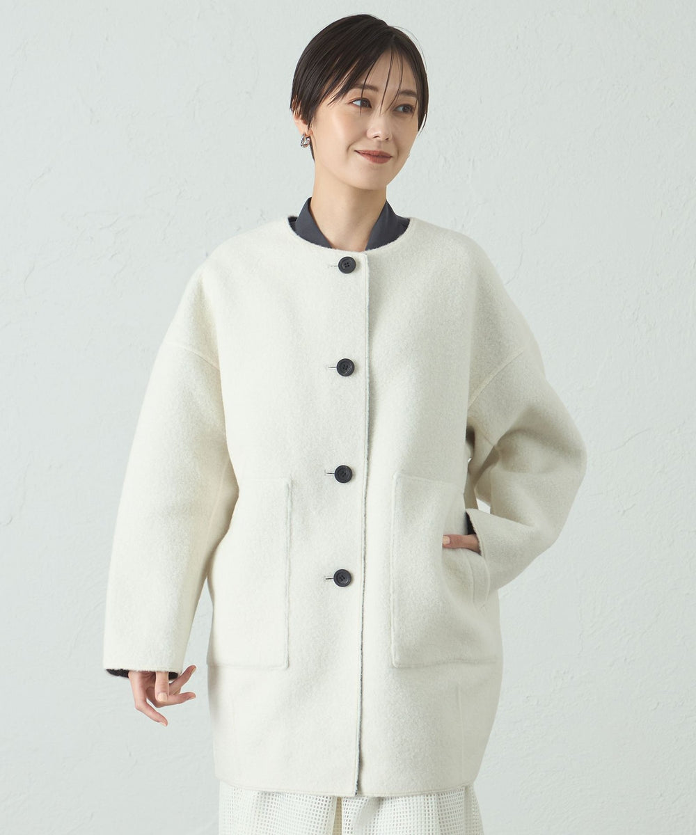 ボンディングリバーシブルミドルコート(コート)｜CAST:(キャスト