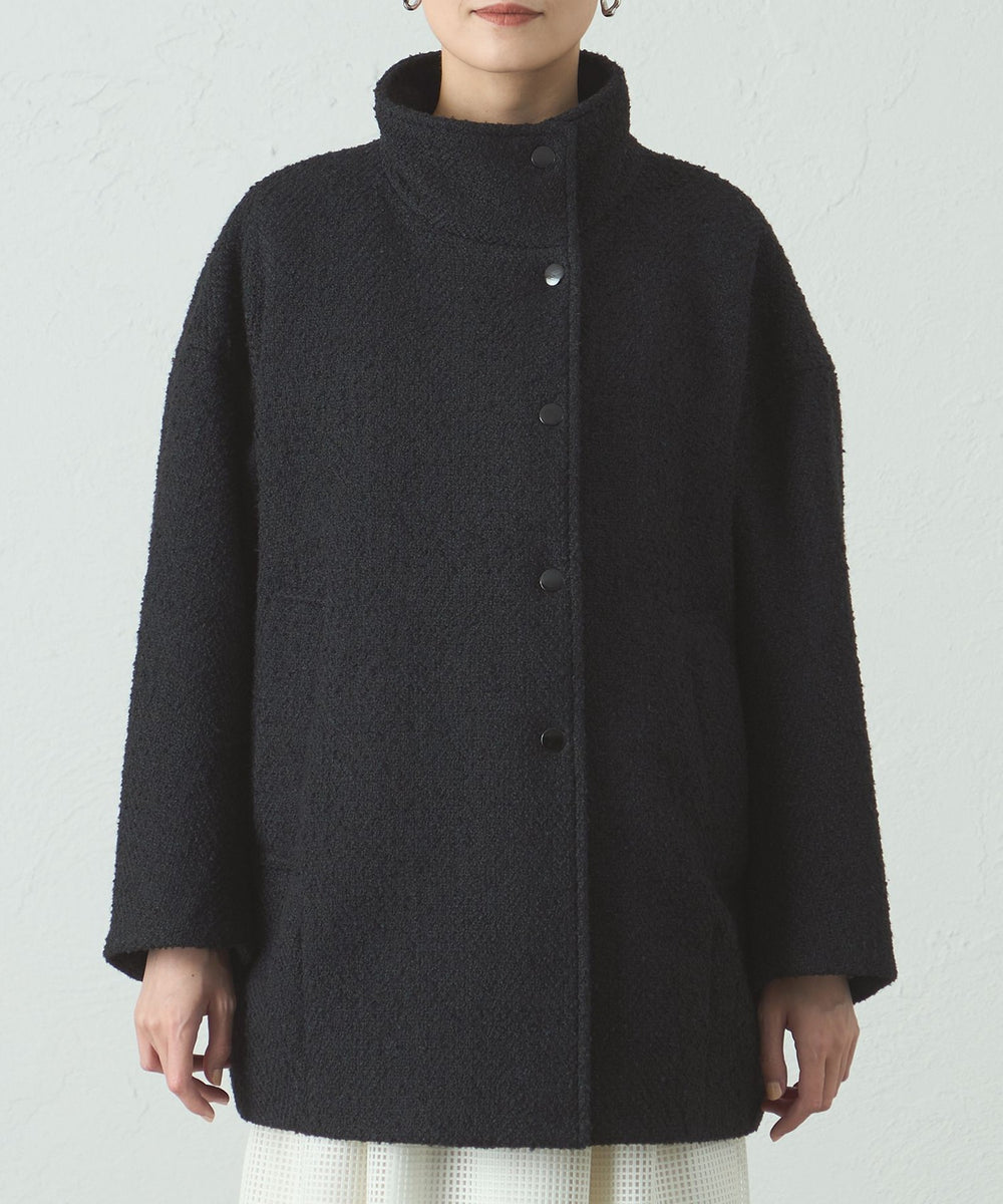 スタンドカラーツィードコート(コート)｜CAST:(キャスト コロン)の