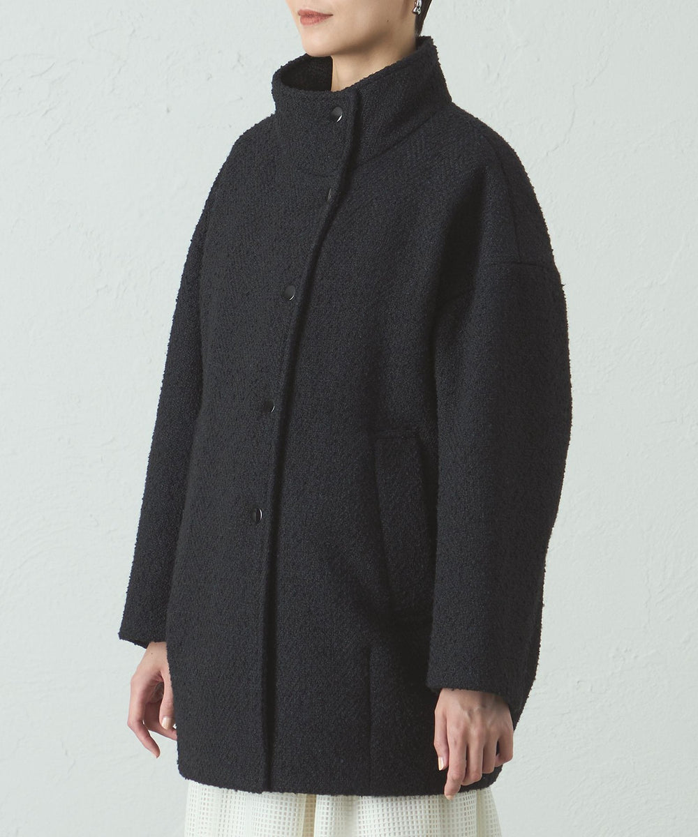 スタンドカラーツィードコート(コート)｜CAST:(キャスト コロン)の