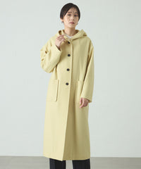 フードロングウールコート(コート)｜CAST:(キャスト コロン)の